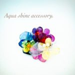 レジュフラワー,Aqua shine accessory.